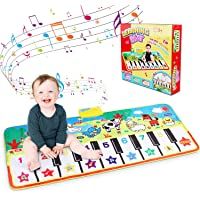 Los mejores  - Alfombra de Piano- Alfombra Musical de Teclado- Alfombra Piano de Animales para Niños Niñas- Alfombrilla Musical Estera…